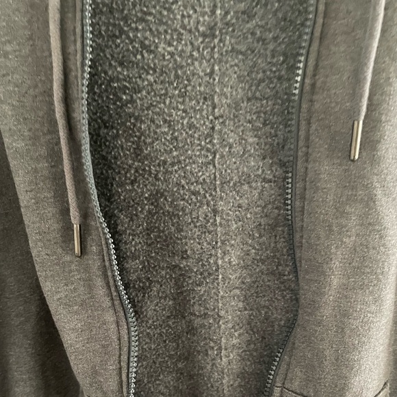 NEW without tag CHAMPION Sweatshirt Medium Hooded Zip Up Gray - Picture 3 of 5